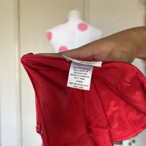 Cinema Etoile Red Lingerie Top - Picture 5 of 5